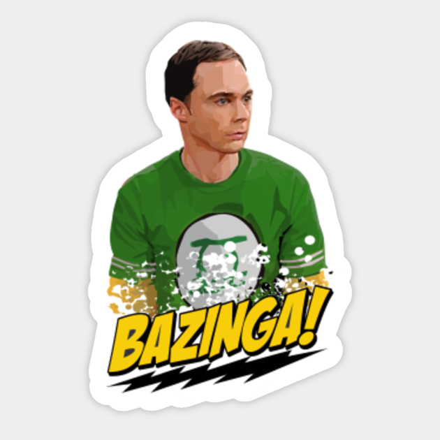 Sheldon Cooper Big Bang Theory Sticker Teepublic 